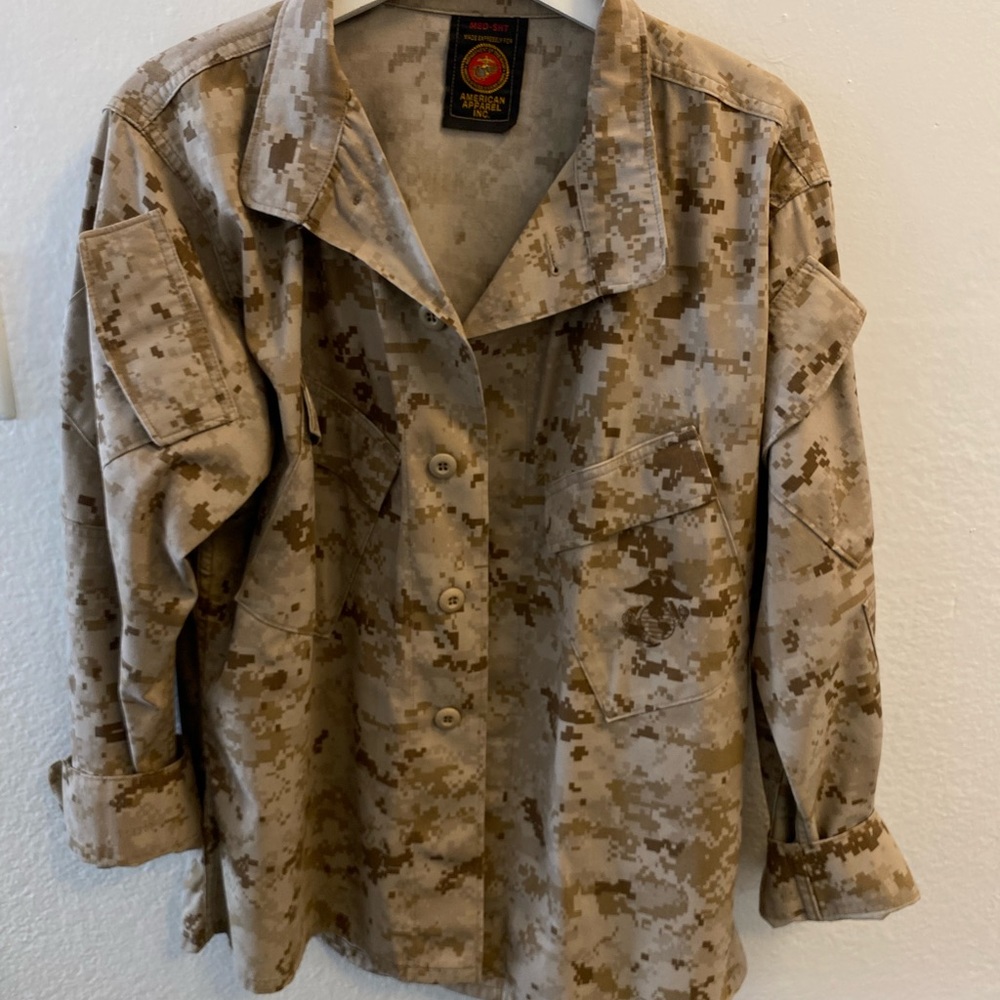 US Navy Camouflage Jacket - American Apparel Inc. size medium